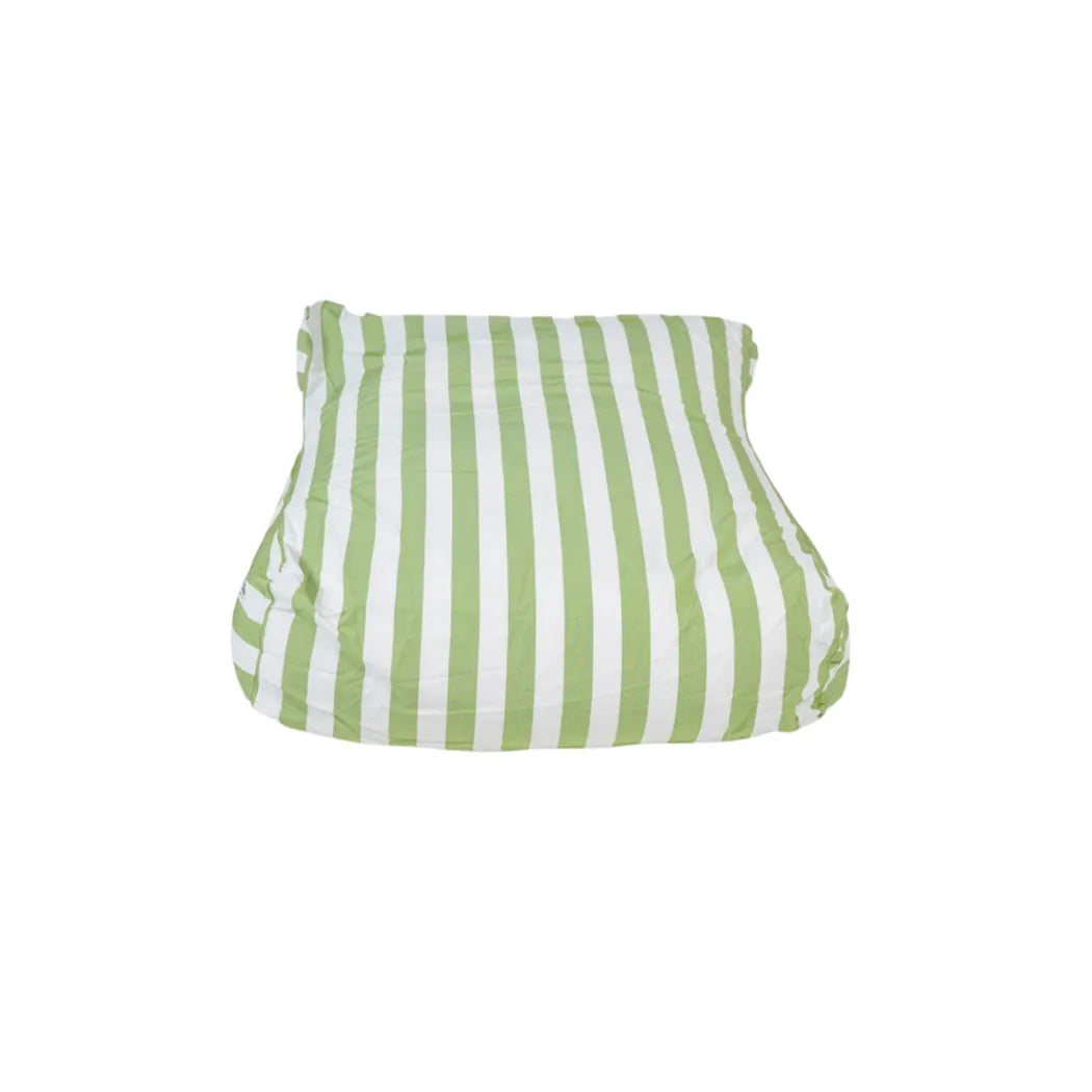 ambar-daddy-cool-floating-pad-green-lime-stripes-130-x-110-x-40-cm