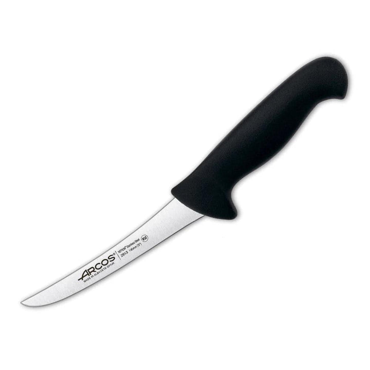 Arcos 291325 Boning Knife Curved Stiff Blade 14 cm Black - HorecaStore