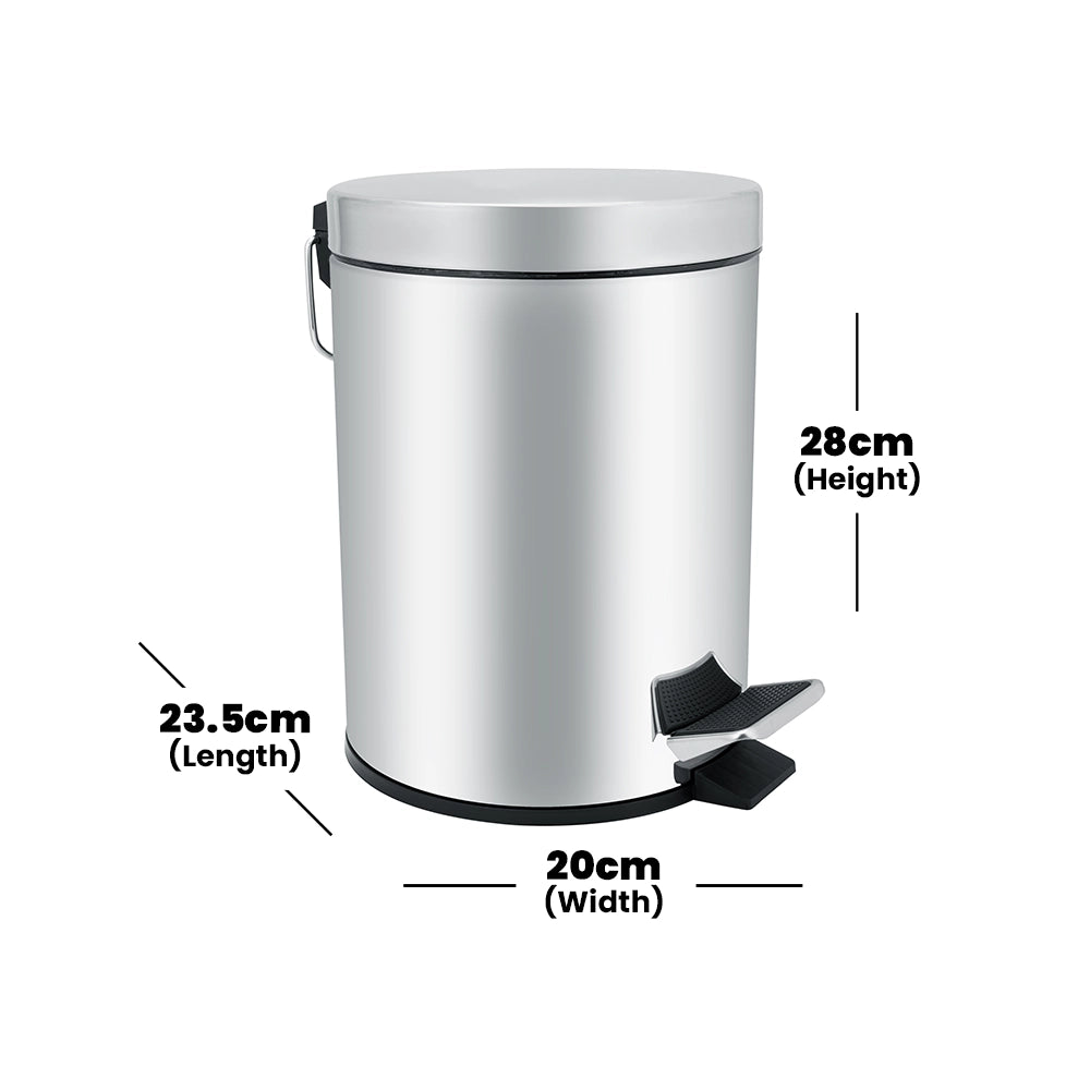 bagnodesign-polished-stainless-steel-hotel-pedal-bin-capacity-5-litre