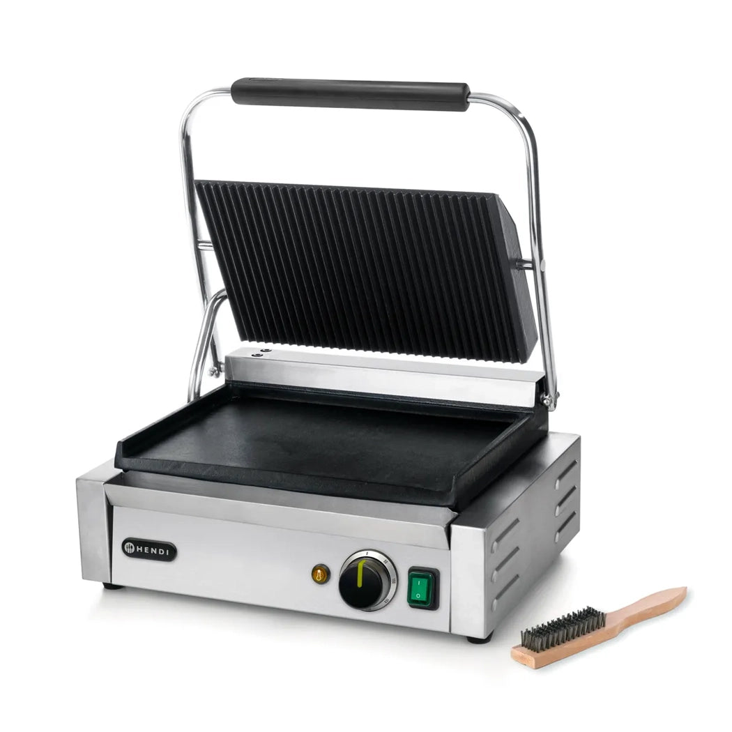 RM Gastro Contact Grill Single Plate, 3 kW, 30.4 x 40.5 x 18.2 cm