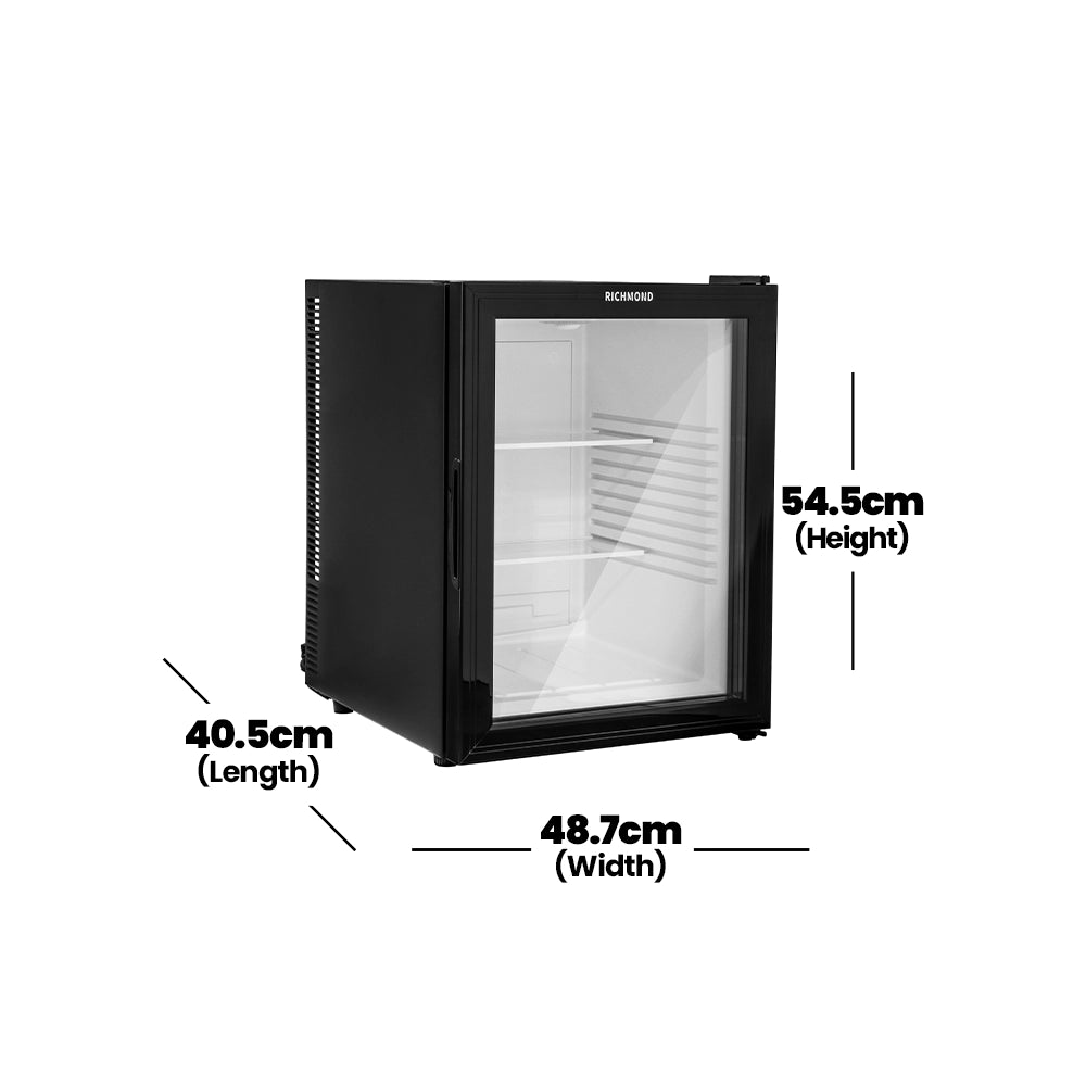 Richmond Thermo Electric Minibar Glass Door, Capacity 50L