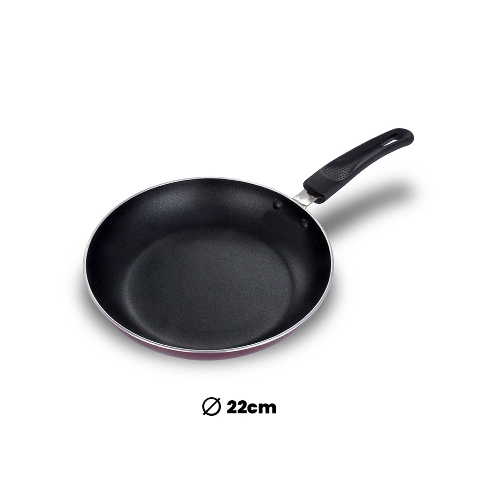 ARK Nonstick Induction Aluminium Tapper Fry Pan, 22 cm