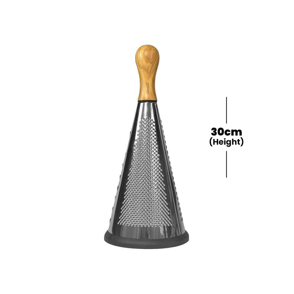 bisetti-italy-stainless-steel-conical-hand-grater-30cm