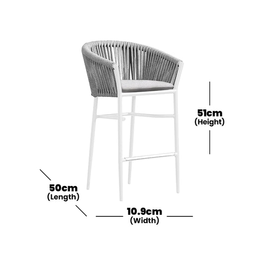 gymkhana-ithaca-outdoor-bar-stool-with-seat-cushion-white-silver-beige-50x51x10-90-cm