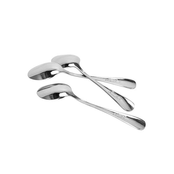 Flavia Stainless Steel 3-Piece Tea Spoons, 14 cm