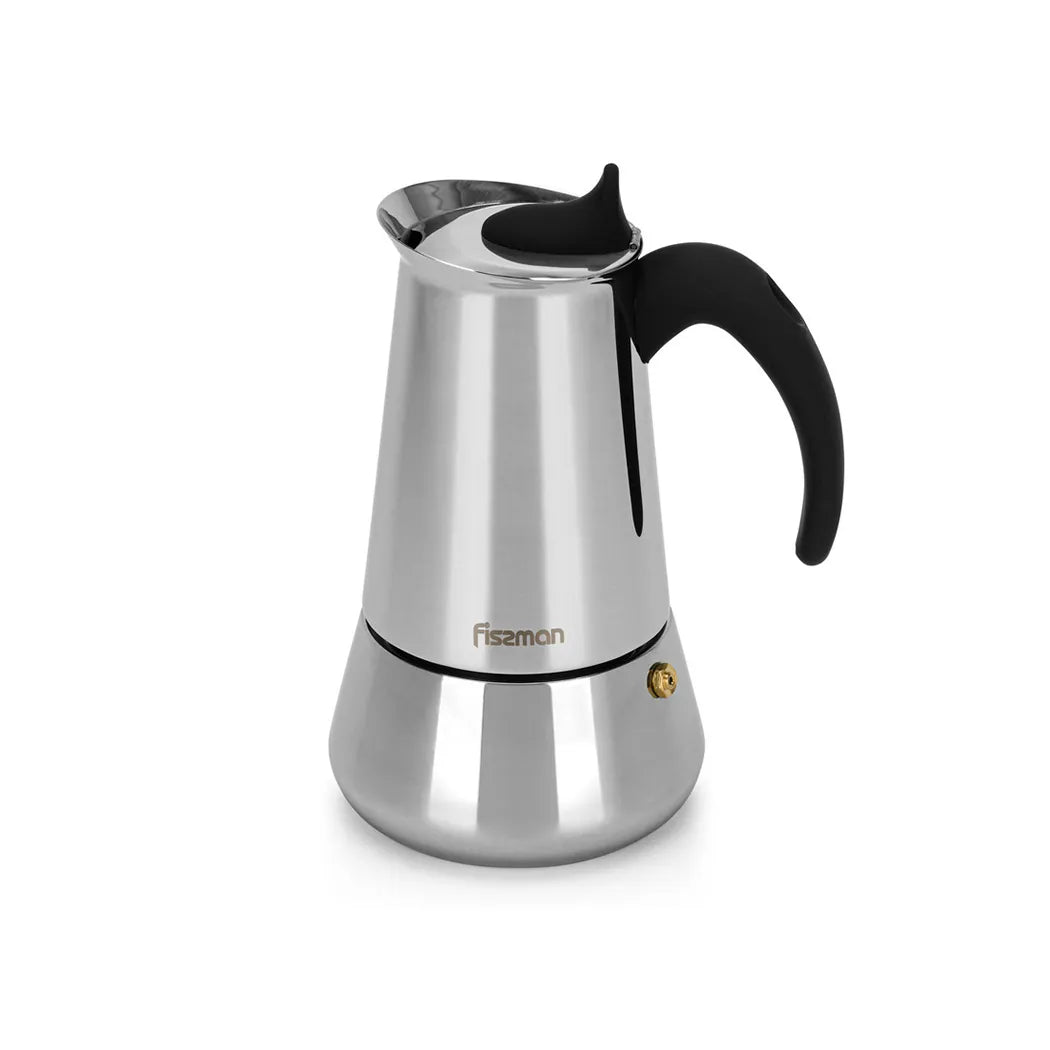 Stainless Steel Coffee Maker For 6 Cups, 300 ml Capacity