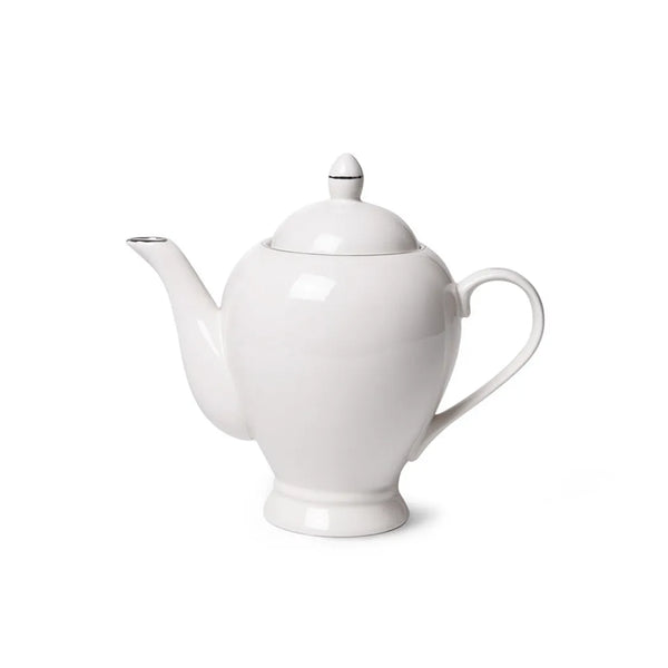 Aleksa Series Porcelain Teapot in White Color, 1.1 ltr. Capacity