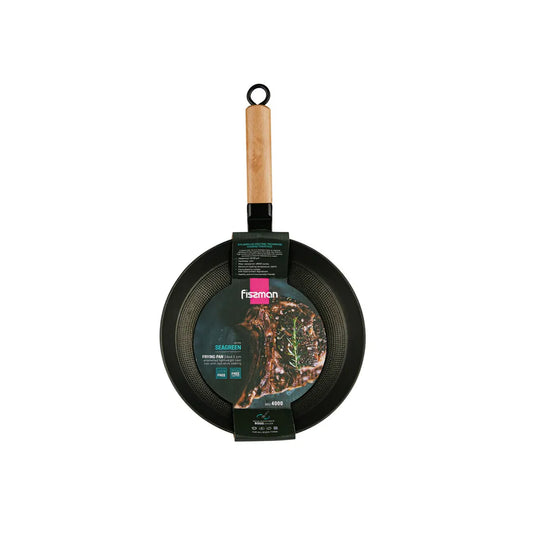 Seagreen Series Non-Stick Lightweight Cast Iron Frying Pan in Seagreen Color, 24 x 4.5 cm