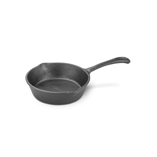 Non-stick Cast Iron Frying Pan in Black Color, 16 x 3.8 cm