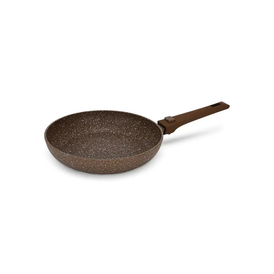 Smoky Stone Series Non Stick Frying Pan with Detachable Handle and Induction Bottom, 24 cm