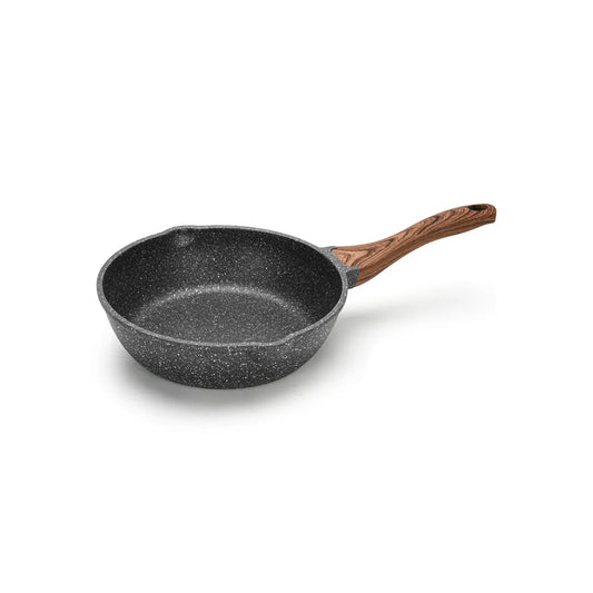 Dakjjim Series Aluminium With Non-Stick Coated Deep Frying Pan with Induction Bottom, 24 cm