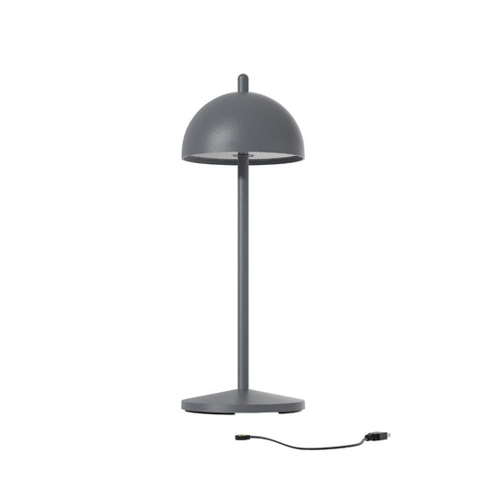 Musterring Luna Rechargeable Table Lamp (H 30 cm), Anthracite