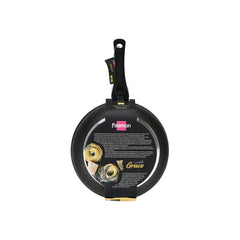 Grace Series Aluminum Non Stick Deep Frying Pan with Induction Bottom, 26 cm