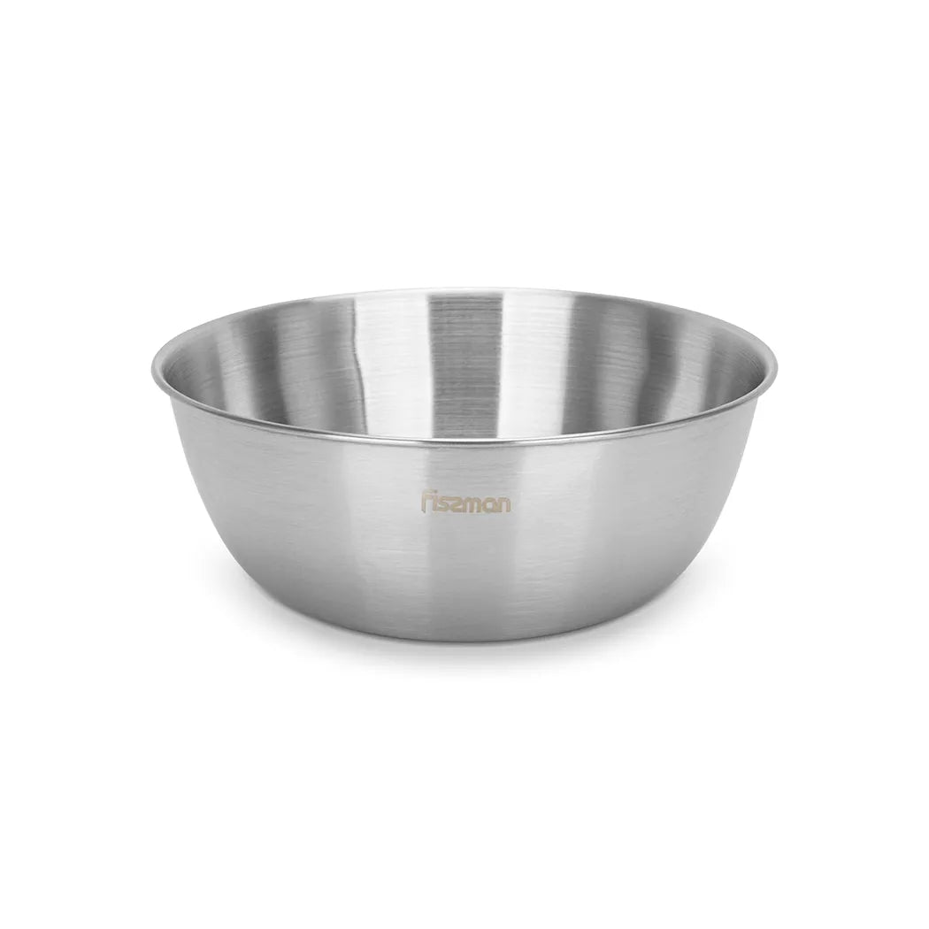 Stainless Steel Mixing Bowl, 1.2 ltr. Capacity and 19 x 7.8 cm