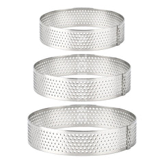 Imperus 528.CR12P Round Cake Ring Perforated 30x4.5