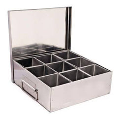 Imperus 528.MD9 Spice Square Container 9 Compartment