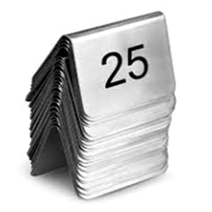 Imperus 528.STN125 Signage Tent 5x7Cm No. 1-25