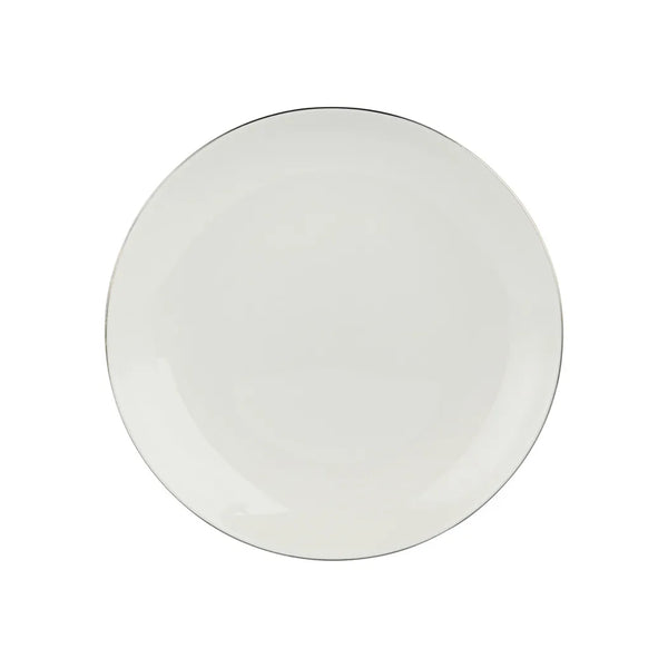 Orfei Series 1-piece Dinner Plate in White Color, 20 cm