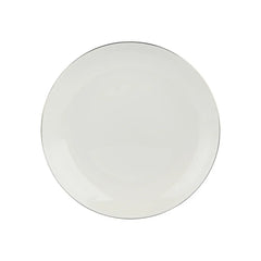 Orfei Series 1-piece Dinner Plate in White Color, 20 cm