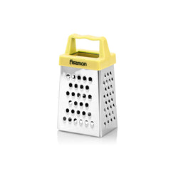 3-Sided Multifunctional Stainless Steel MINI Grater and Cheese Peeler Ref Magnet in Yellow Color, 3 inch