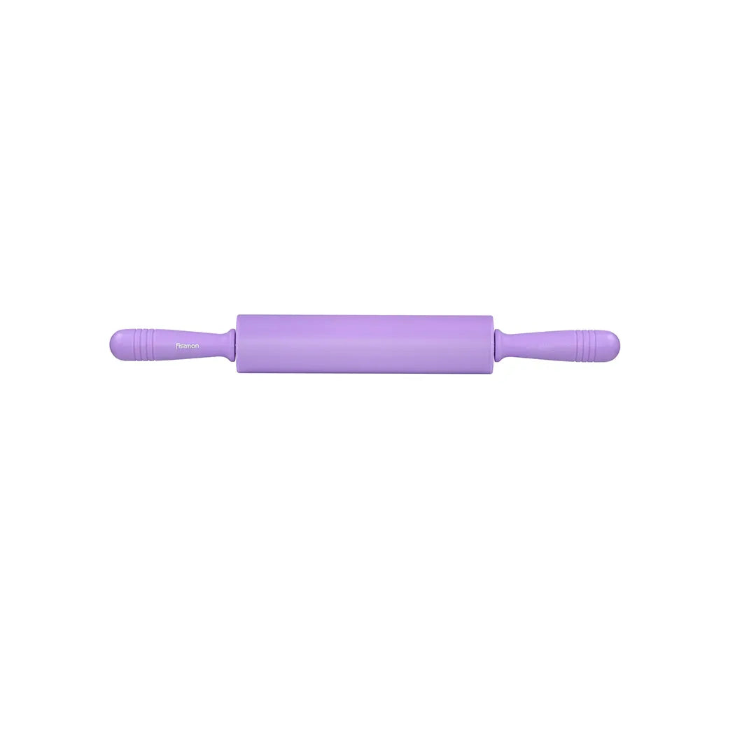 Silicon made Lightweight Rolling Pin in Purple Color, 47 x 5 x 5 cm