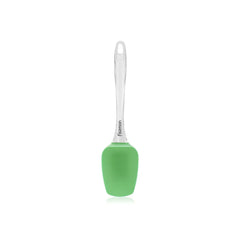 Silicon made Spatula with Handle in Green/Clear Color, 25 x 8 cm