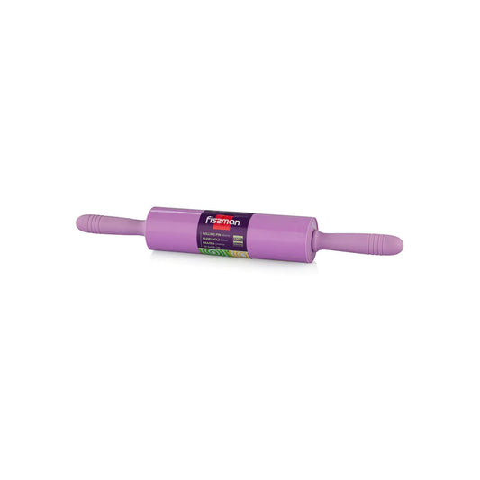 Silicon made Rolling Pin in Lilac Color, 39.5 x 5.5 cm