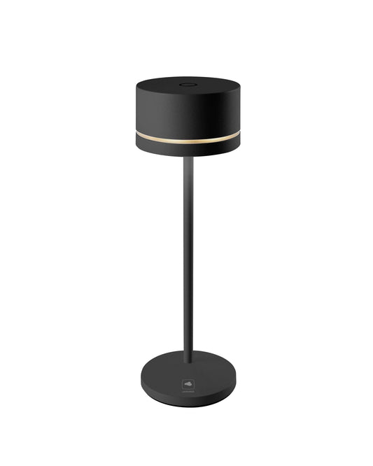 Leonardo Monza table lamp, H23.5 cm, Black