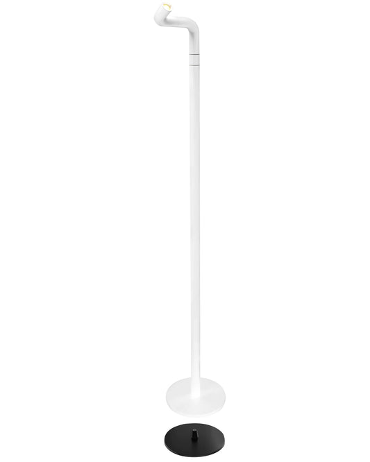 NEWDES Pipe Floor Lamp (H 120 cm, rechargeable), White