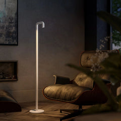 NEWDES Pipe Floor Lamp (H 120 cm, rechargeable), Anthracite