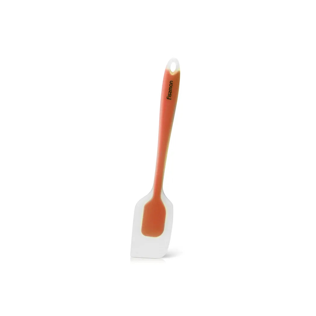 Aquarelle Series Silicon made Spatula in Orange Color, 26.5 cm