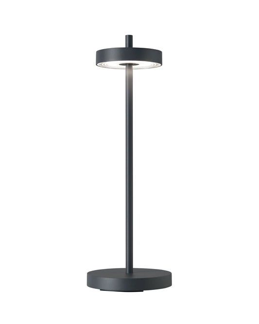 NEWDES Essence table lamp, H34 cm, Anthracite