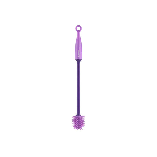 Silicone made Bottle Cleaning Brush in Purple Color, 30 cm