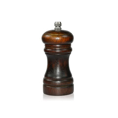 Rook Shaped Wooden Salt and Pepper Mill in Dark Brown Color, 10 x 5 cm