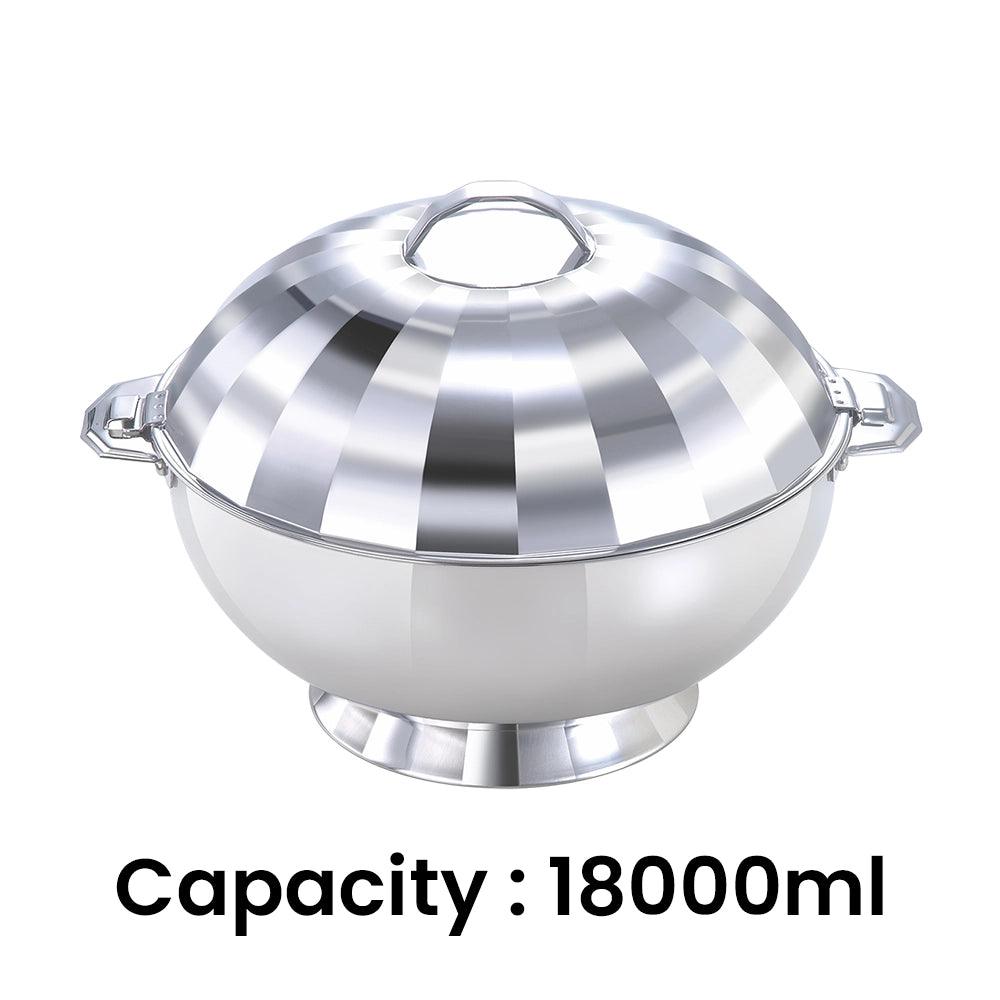 Shaheen Stainless Steel Hot Pot Shine, 18000 ml - HorecaStore