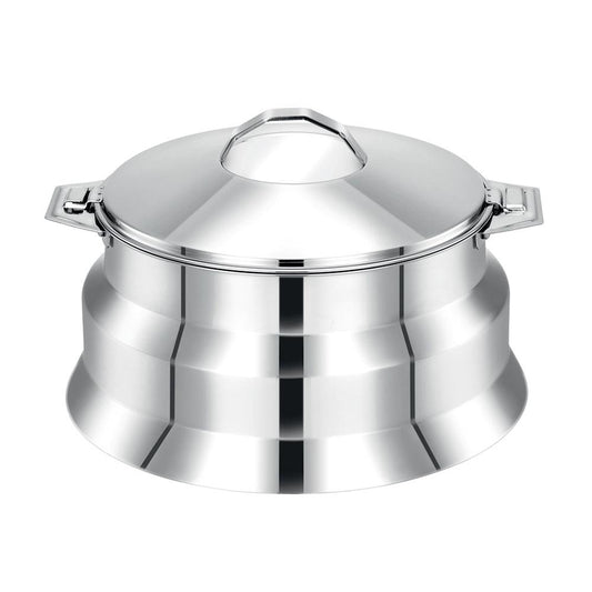 Pradeep Arah Stainless Steel Hot Pot Plain, 2000 ml - HorecaStore