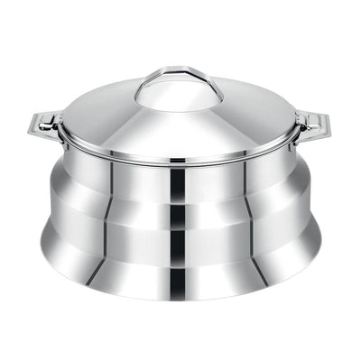 Pradeep Arah Stainless Steel Hot Pot Plain, 3500 ml - HorecaStore