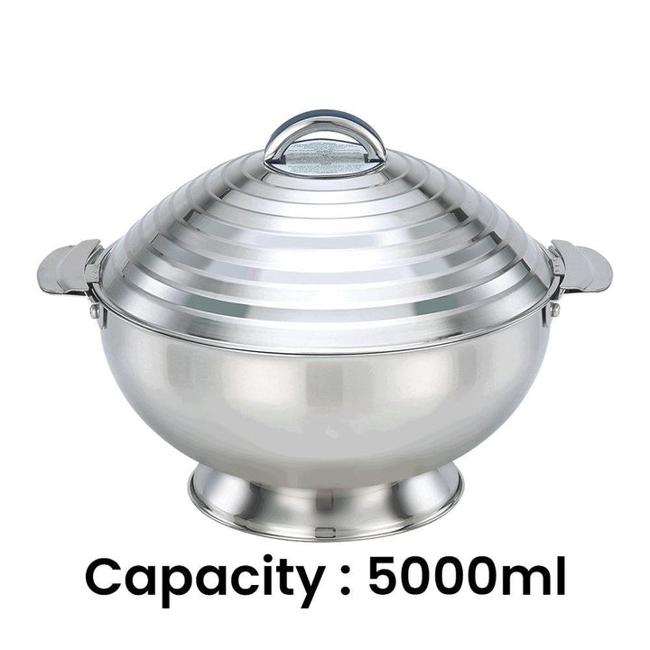 Shayna Stainless Steel Hot Pot, 5000 ml - HorecaStore