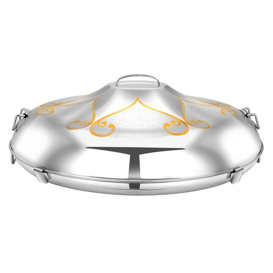 Pradeep Ellipse Stainless Steel Hot Pot Shireen Without Base Gold, 101 cm - HorecaStore