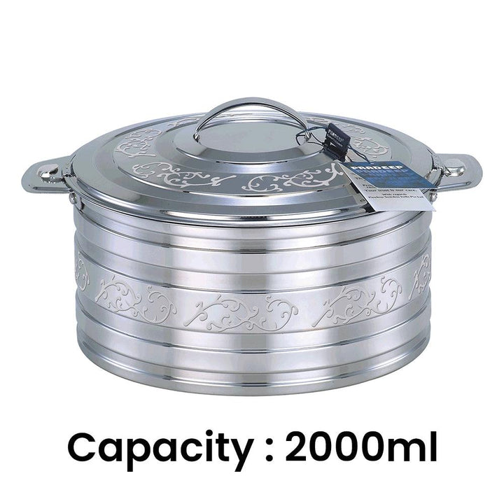 Shamma Stainless Steel Hot Pot Silver, 2000 ml - HorecaStore