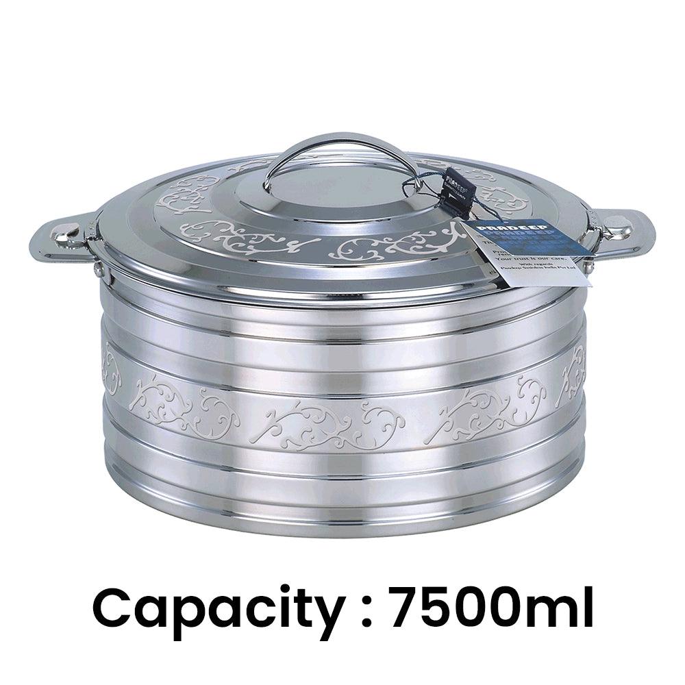 Shamma Stainless Steel Hot Pot Silver, 7500 ml - HorecaStore