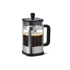 Borosilicate Glass Square Shape French Press Coffee Maker, 600 ml