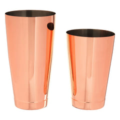 Wundermaxx Shaker Small & Large, Copper Plated, (18ox & 28oz)
