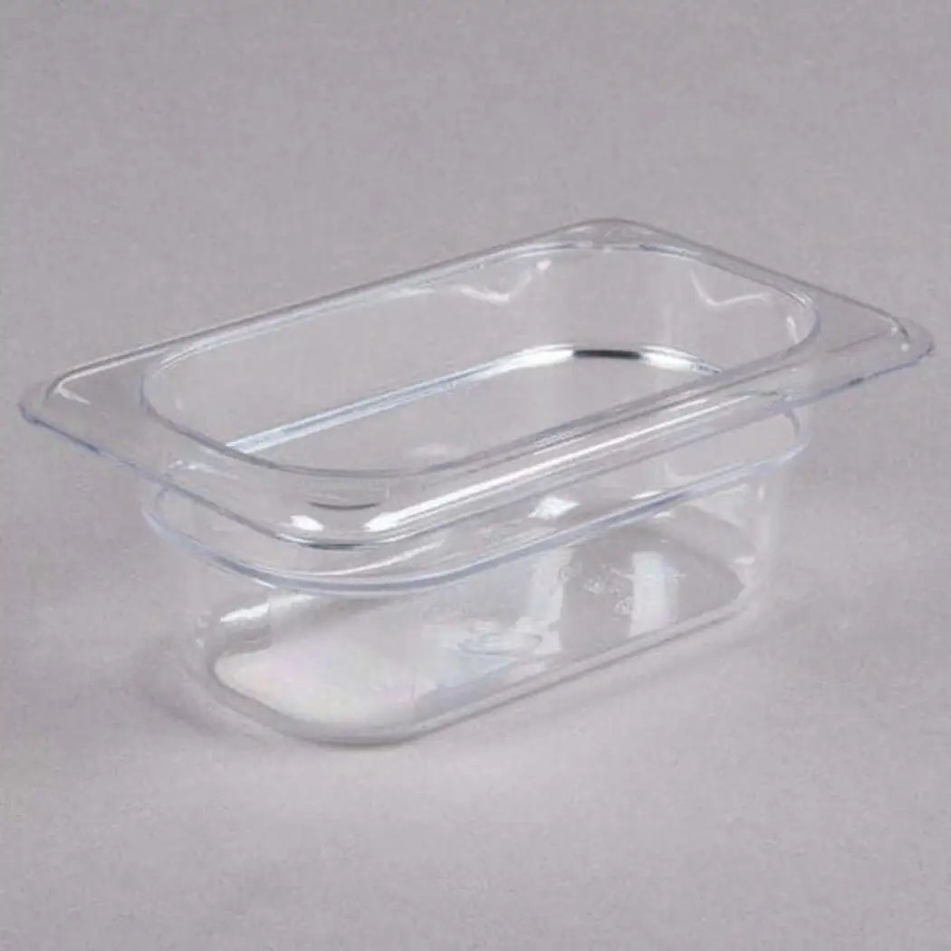 Cambro Camwear 92CW135 GN 1/9 Poly Food Pan Clear Deep 6.5cm