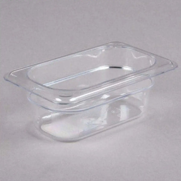 Cambro Camwear 92CW135 GN 1/9 Poly Food Pan Clear Deep 6.5cm