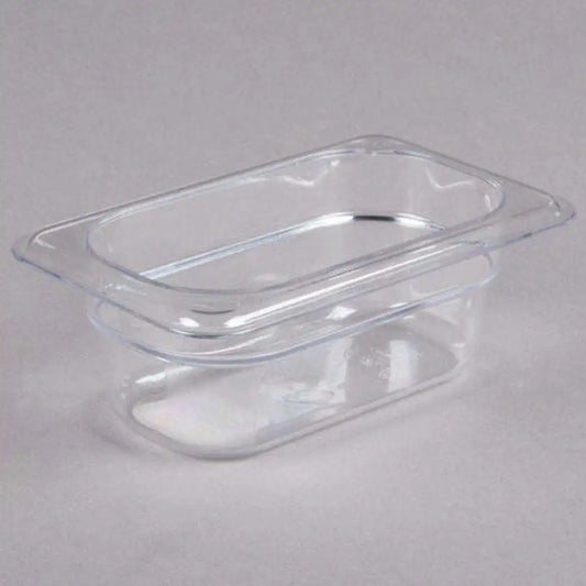 Cambro Camwear 92CW135 GN 1/9 Poly Food Pan Clear Deep 6.5cm