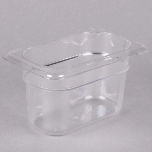 Cambro Camwear 94CW135 GN 1/9 Poly Food Pan Clear Deep 10cm