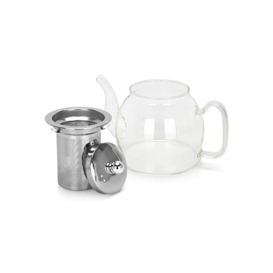 Borosilicate Glass made Tea Pot with Stainless Steel Filter, 1 ltr.