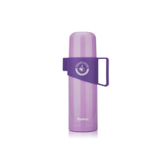 Stainless Steel Bottle Flask With Non-Slip Plastic Handle Lilac, 350 ml