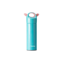 Stainless Steel Angel Vacuum Flask in Light Blue/Pink Color, 400 ml